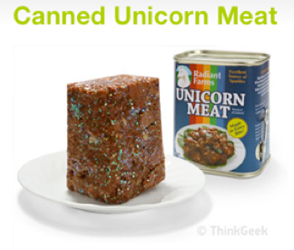 Unicorn meat? Delicious!